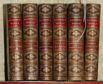 Lot 464 - [BINDINGS] DICKENS, CHARLES Works Plates. 6...