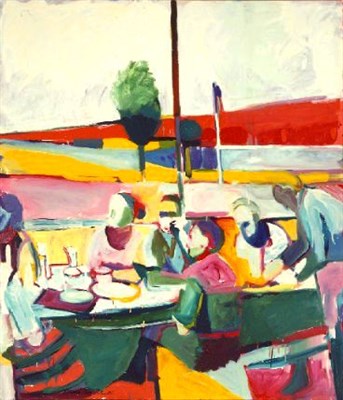 Lot 97 - Roland Petersen American, b.1926 PICNIC Signed...