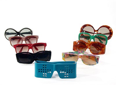 Lot 2315 - Nine Pairs of Sunglasses Mostly French...