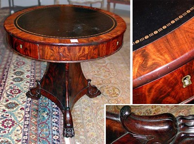 Lot 4394 - Empire Mahogany Side Table Early 19th century...