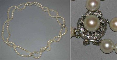 Lot 285 - Cultured Pearl Necklace