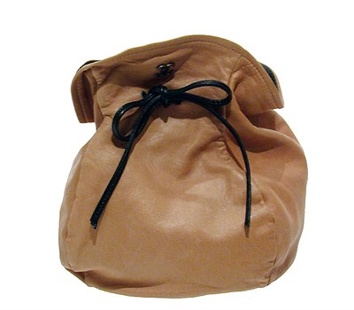 Lot 2261 - Chanel Beige Kidskin Drawstring Pouch With...
