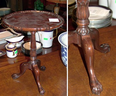 Lot 214 - Georgian Style Mahogany Miniature Tea Table