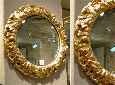 Lot 232 - Rococo Style Gilt-Wood Mirror