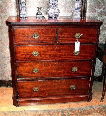 Lot 243 - Victorian Mahogany Chest of Drawers