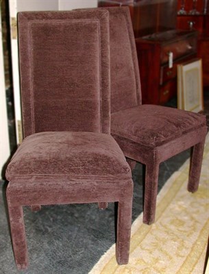Lot 133 - Set of Four Upholstered Dining Chairs