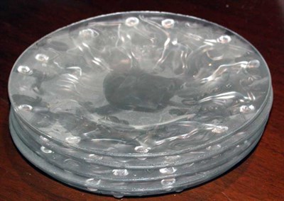 Lot 139 - Set of Eight Val St. Lambert Glass Plates...