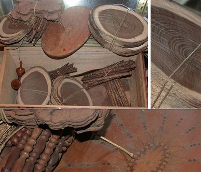 Lot 266 - Group of Rare Wood Samples Including Slice...