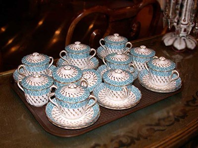 Lot 295 - Group of English Gilt Decorated Porcelain...