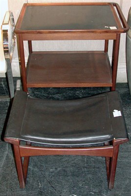 Lot 169 - Danish Modern Teak Serving Cart and...
