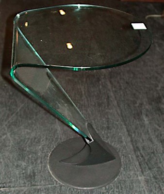 Lot 172 - Glass Side Table