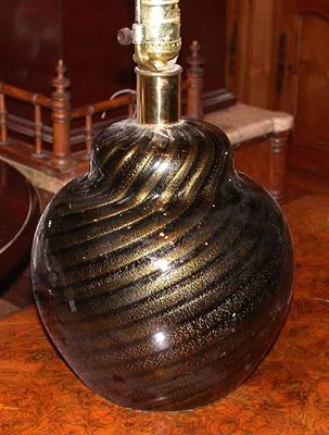 Lot 312 - Italian Glass Lamp