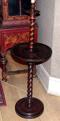 Lot 321 - Mahogany Floor Lamp