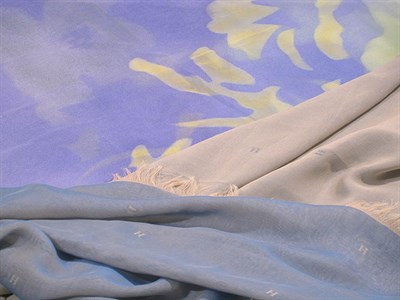 Lot 2199 - Hermes Stole and Armani Stole The first two...
