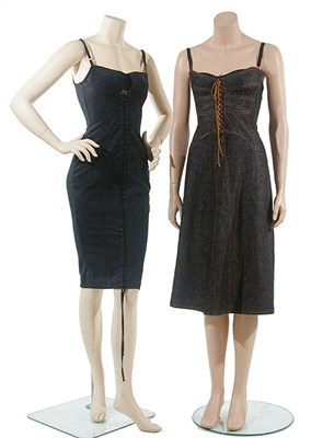 Lot 2184 - Two Dolce & Gabbana Corset Dresses Italian,...