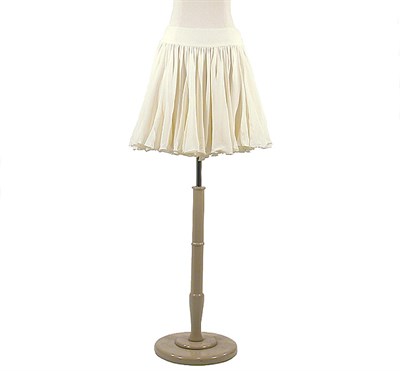 Lot 2182 - Dolce & Gabbana Creme Silk Georgette Mini...