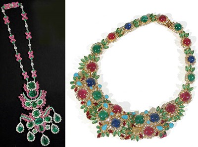 Lot 2328 - Two Christian Dior Necklaces German, 1971 The...