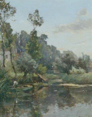 Lot 39 - Maurice Levis French, 1860-1940 MORNING AT...
