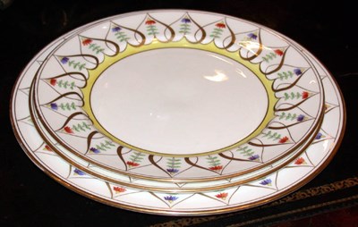 Lot 448 - Group of Continental Porcelain Plates Retailed...