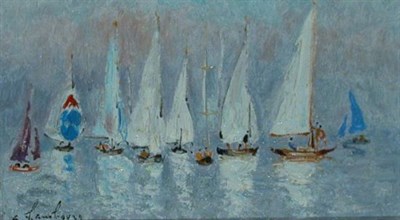 Lot 75 - Andre Hambourg French, 1909-1999 LES VOILES...