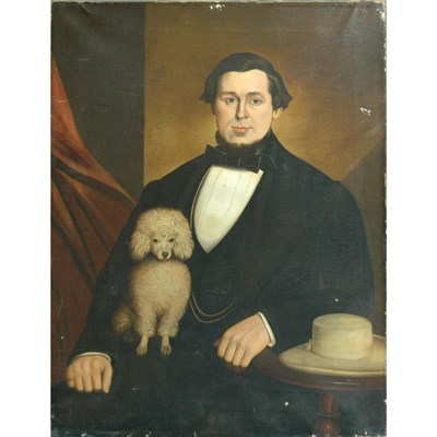 Lot 7 - British/American School 19th Century PORTRAIT...