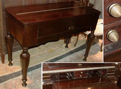 Lot 572 - Late Victorian Mahogany Desk