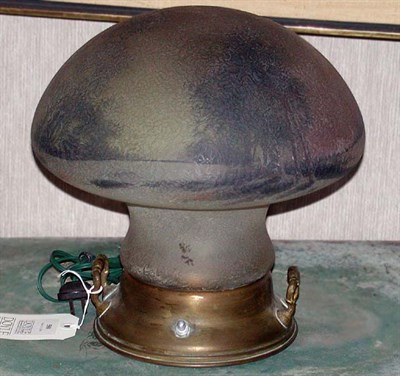 Lot 580 - Frosted Glass Lamp