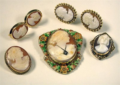 Lot 273 - Group of Assorted Cameo Jewelry