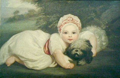 Lot 26 - Follower of Sir Joshua Reynolds CHILD WITH A...