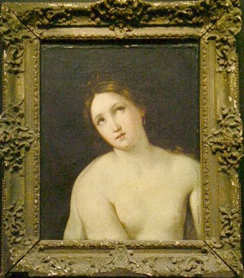 Lot 19 - Circle of Guido Reni YOUNG WOMAN Oil on canvas...
