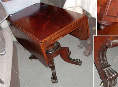 Lot 147 - Federal Mahogany Drop-Leaf Breakfast Table New...
