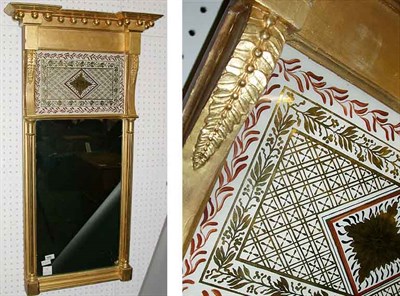 Lot 94 - Federal Gilt-Wood and Eglomise Pier Mirror New...