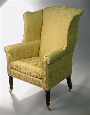 Lot 139 - Federal Upholstered Mahogany Easy Chair...