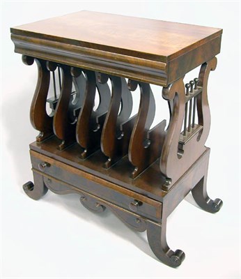 Lot 80 - Classical Mahogany Music Stand Mid-Atlantic...