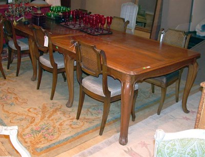 Lot 299 - Provincial Louis XV Style Fruitwood Banquet Table