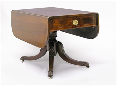 Lot 157 - Federal Mahogany Drop-Leaf Breakfast Table New...