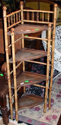 Lot 582 - Bamboo Corner Etagere