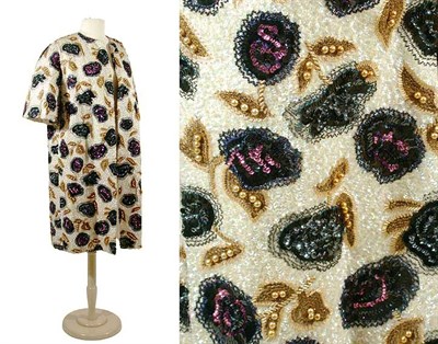 Lot 2035 - Pedro Rodriguez Jewel Encrusted Cardigan Coat...