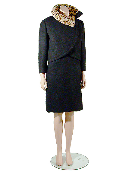 Lot 2039 - Yves Saint Laurent for Dior Leopard Trimmed...