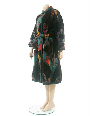 Lot 2208 - Koos Van Den Akker Mink Patchwork Coat...