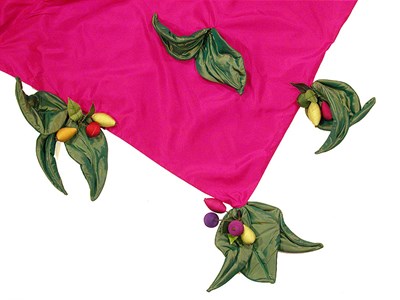 Lot 2198 - Isabel Canovas Fuchsia Fruit Stole French,...