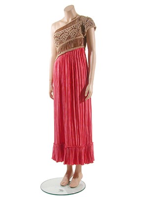 Lot 2154 - Mary McFadden Macrame Evening Dress American,...