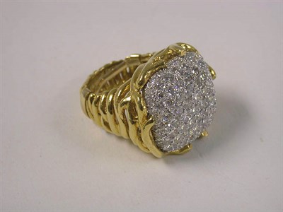 Lot 504 - Diamond Dome Ring