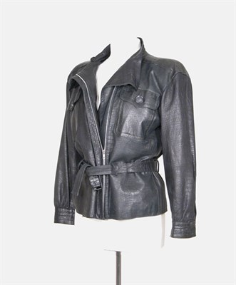 Lot 3591 - Yves Saint Laurent Faux Crocodile Jacket...