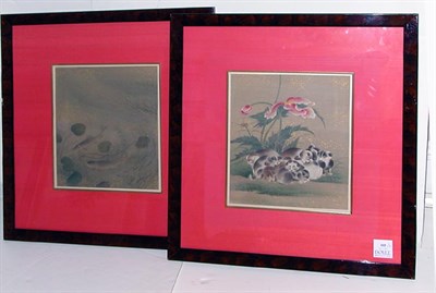 Lot 161A - Japanese School 20th Century [FISH] and [DOGS]...