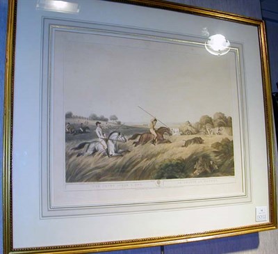 Lot 95 - After Samuel Howitt THE CHASE AFTER A HOG Hand-...