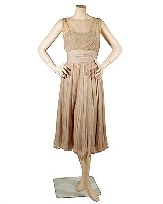 Lot 2029 - Traina-Norell Sequin Embroidered Cocktail...