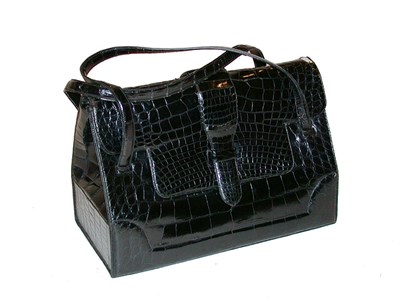 Lot 2247 - Lucille de Paris Alligator Travel Bag French,...