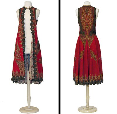 Lot 2002 - Middle Eastern Overdress Possibly Turkish,...