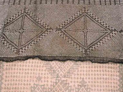 Lot 2431 - Moroccan Metallic Thread Hanging or Shawl...